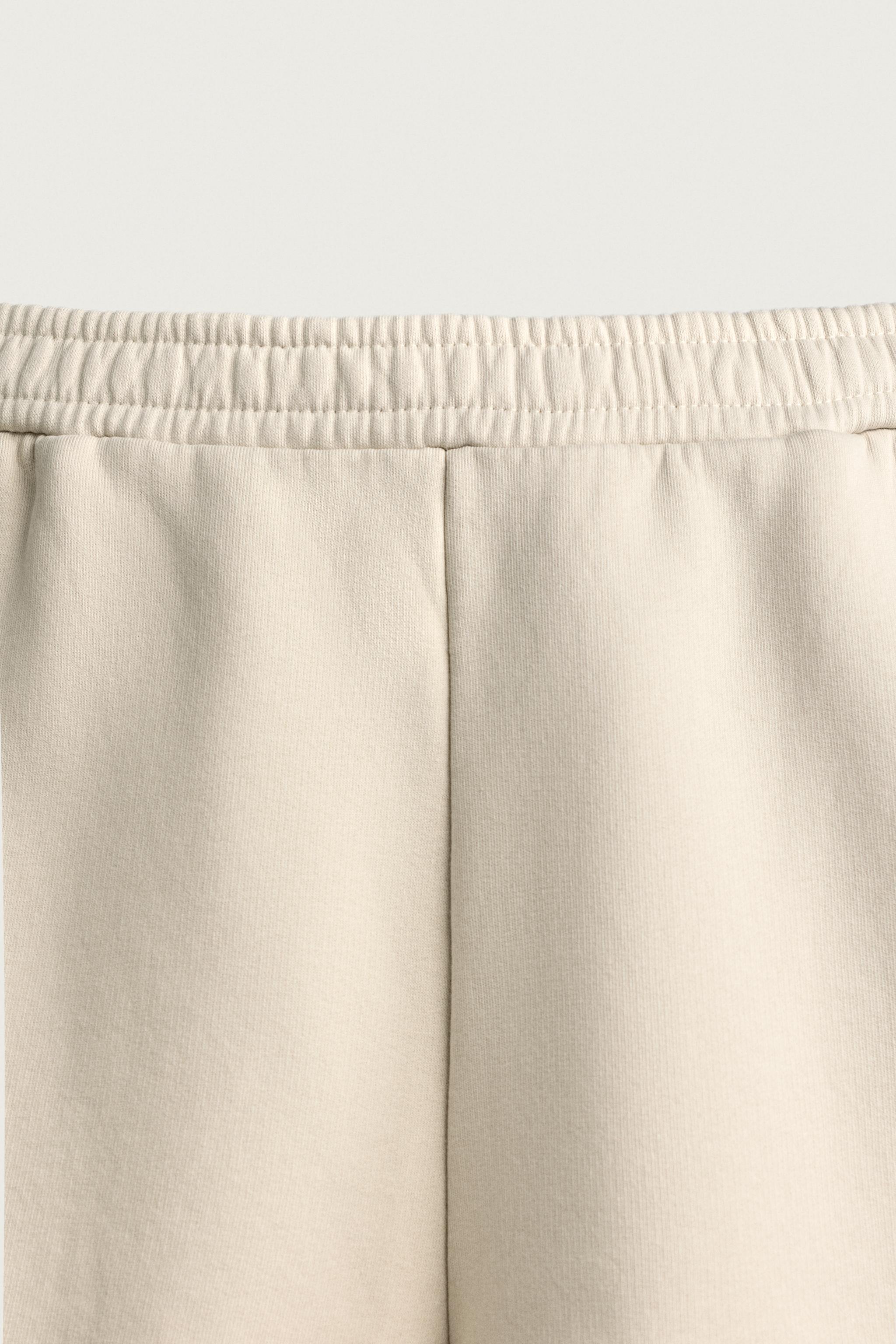 WASHED TEXT PRINT JOGGER SHORTS